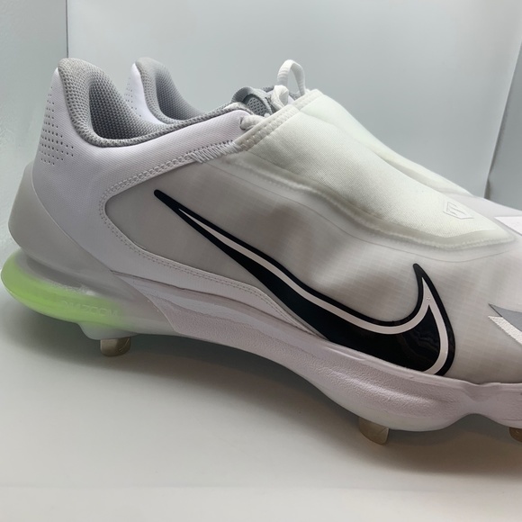 Nike Force Zoom Trout 8 Pro Metal Baseball Cleats Gray/White/Green Size 14 - Picture 6 of 15